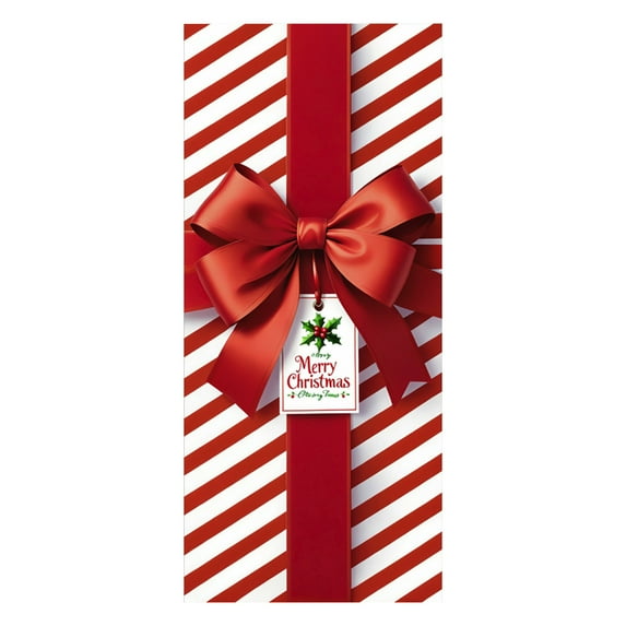 HCBY Merry Christmas Door Cover New Year Decorations Xmas Background Banner Xmas Door Hanging Covers for Front Porch Home Indoor Outdoor New Year Decoration (Comprehensive#45)