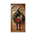 thumbnail image 1 of HCBY Merry Christmas Door Cover New Year Decorations Xmas Background Banner Xmas Door Hanging Covers for Front Porch Home Indoor Outdoor New Year Decoration (Comprehensive#42), 1 of 6