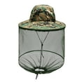 thumbnail image 1 of HCBY Mosquito Head Net Hat, Camo Bee Insect Protection Hat, Fine Mesh Face Shield Hat, Lightweight Portable Sun Protection Hat For Fishing Hiking Camping Outdoor Activities, 1 of 5