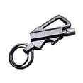 thumbnail image 1 of HCBY Multifunctional Keychain Lighter with Bottle Opener, Permanent Metal Match, Windproof & Waterproof, 6ml Kerosene Fueled, Outdoor Camping Survival Gear(Black,90mmx36mm), 1 of 5