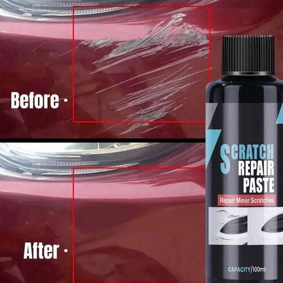HCBY Nano Car Scratch Remover, 1 fl oz, Paint Repair Paste with Applicator Sponge, Remove Minor Scuffs, Swirls & Oxidation for Auto Detailing