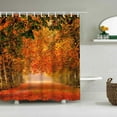 thumbnail image 1 of HCBY Nature Shower Curtain Grove Forest Early Fall Scenery in Woodland Image Print Cloth Fabric Bathroom Decor Set with Hooks (Multicolour#1,70"x59"), 1 of 4