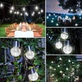 thumbnail image 1 of HCBY Outdoor Solar Hanging Lights, Crackle Glass Ball Lanterns for Party, Camping, Tree Decor, Wireless Waterproof LED String Lights, Easy Install Solar Powered Outdoor Lighting(White light), 1 of 5