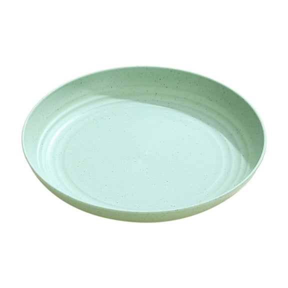 HCBY Plate, Dinner , , Unbreakable Round For Kitchen Dining Snacks Fruits