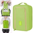 thumbnail image 1 of HCBY Portable Travel Luggage Organizer Bags, Packing Cubes Compression, Travel Storage Bags Organizers, Travel Cubes Laundry Pouches for Backpack Suitcases Clothes(Green,11.8"x11.5"x8.26"), 1 of 9
