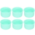 thumbnail image 1 of HCBY Round Silicone Baking Mold, 6 Pcs 3.9 Inch Cake Pan, Oven Dishwasher Safe, Home Party Baking Essential, 1 of 5