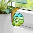 thumbnail image 1 of HCBY Snail pot stake decor, snail acrylic er marker, colorful stained glass style pot insert ornament, indoor garden potted yard decorative sign, 1 of 9