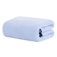 thumbnail image 1 of HCBY Thick Velvet Bath Towel - Highly Absorbent & Quick-Dry Large Towel for Adults, Soft Plush Bath Sheet(Light Blue,70"x27.5"), 1 of 7