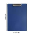 thumbnail image 1 of HCBY Thickened Plastic Clipboard, A4 Size Writing Board & Folder for School, Office, Home, Student Homework Organizer, Durable Document Holder (Dark Blue,12.2"x8.74"), 1 of 8