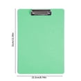 thumbnail image 1 of HCBY Thickened Plastic Clipboard, A4 Size Writing Board & Folder for School, Office, Home, Student Homework Organizer, Durable Document Holder (Light Green,12.2"x8.74"), 1 of 8