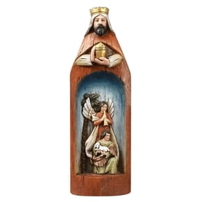 HCBY Three Wise Men Nativity Set,Christmas Nativity Collection Resin Crafts,Three Kings Figurine Roman Kings Nativity Set,Resin Craft Religious Decoration Nativity Scene,Abstract Art Sculpture