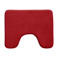 thumbnail image 1 of HCBY U Shape Toilet Contour Rug Machine Washable Non Slip Soft Bath Mat Water Drying Absorption for Bathroom Toilet Easier To Dry, 1 of 6