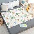 thumbnail image 1 of HCBY Waterproof Bed Pad for Elderly Care 59"x39", Large Washable Underpad for Protection, 4-Layer Ultrasonic Quilting Design, Reusable Mattress Cover for Home Hospital Use, 1 of 6