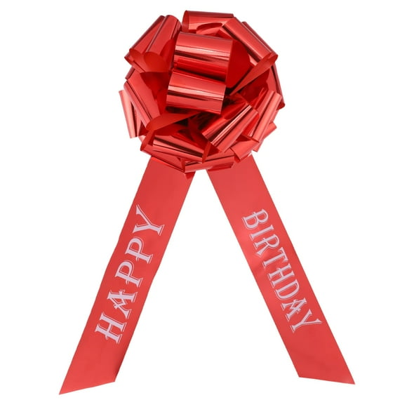 HCHENBOW Happy Birthday 14 JKF25 Inch Big Red Bow,1Pcs Big Bow for Present,Big Gift Bow for Appliances,Bikes,Table Decorations and Party Events Decoration(red)