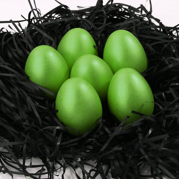 HCJKDU 6Pcs Wooden Fake Eggs, Solid Color Easter Eggs, DIY Kitchen Pretend Game Food Set, Home Decoration Products, Fake Eggs for Home Farm Decoration