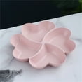 thumbnail image 1 of HCJKDU Divided Serving Tray, Appetizer Sectioned Platter, Dessert Serving Dish, Reusable Plastic Snack Plates, 4 Compartment for Chips and Dip Veggies Candy Nut Fruit, 1 of 8