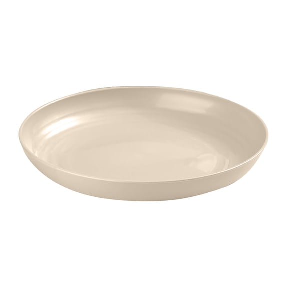 HCJKDU Large Deep Plastic Plates, Unbreakable And Reusable Lightweight Dinner Plates Pasta and Dumpling Bowl Microwave Safe Dishwasher Safe