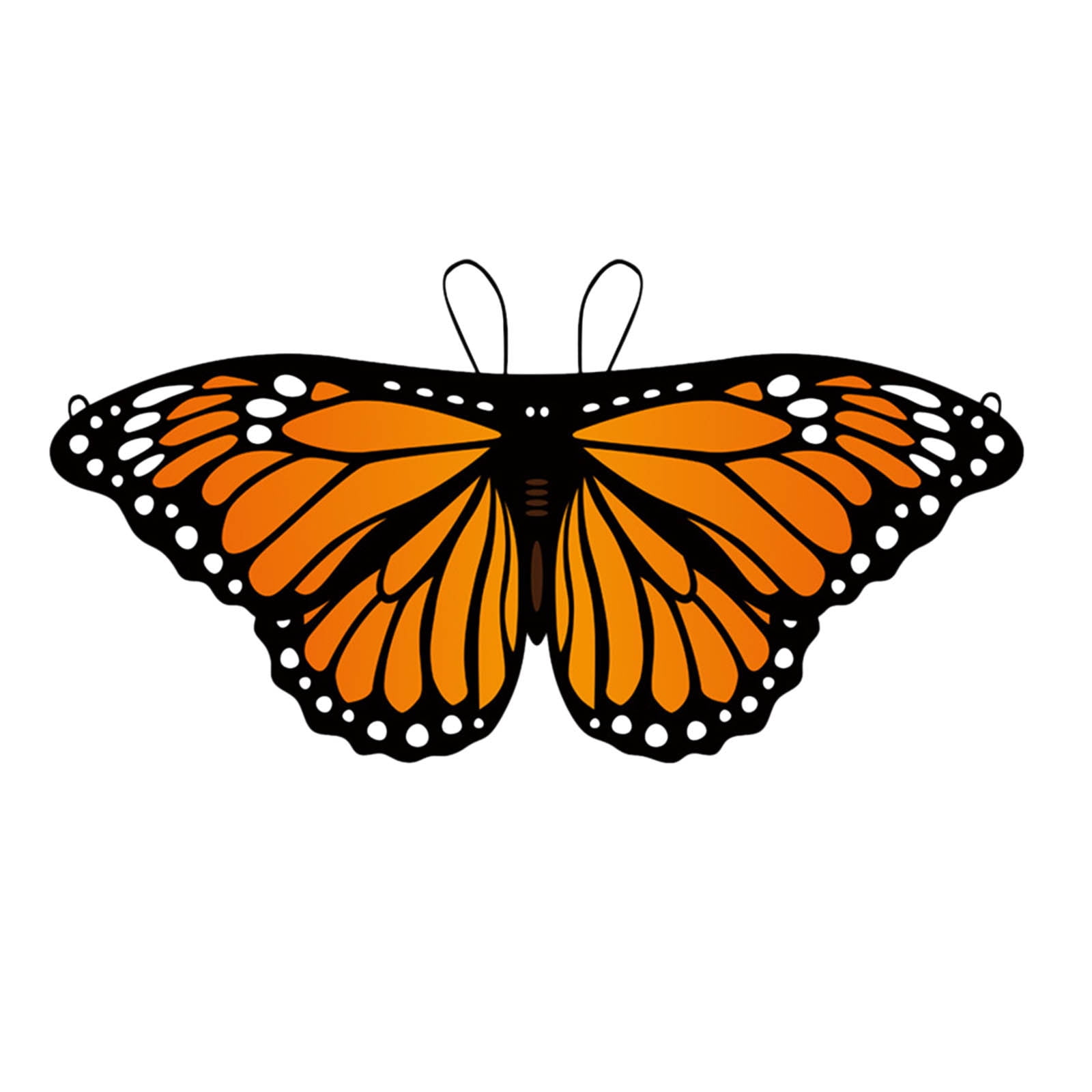 HCJKDU Monarch Butterfly Wings Costumes Spring Outing Picnic Dress Up ...