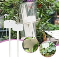 thumbnail image 1 of HCJKDU Plant Labels, 12 PCS T-Type Plastic Plant Tags Waterproof Plant Markers Nursery Garden Labels for Outdoor Indoor Plants Herbs Flowers Vegetable Potted Belt Marker Pen, 1 of 7