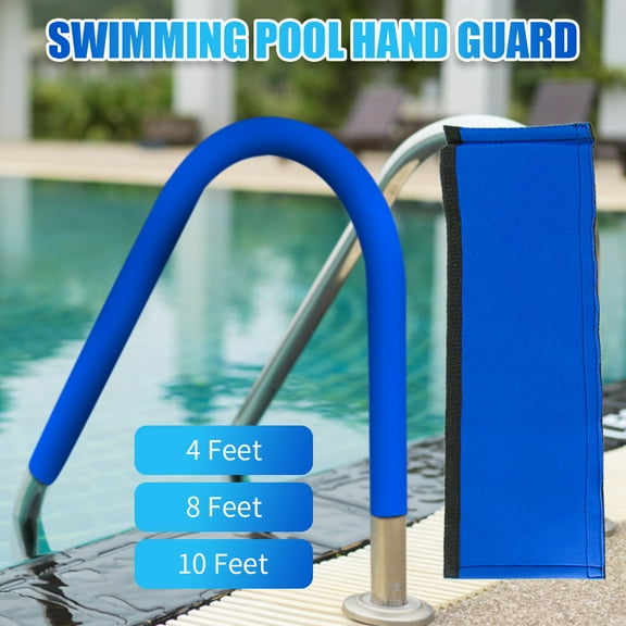 HCJKDU Pool Handrail Cover, Slip Resistant Pool Hand Railing Grip Sleeve, Rail Grip for Swimming Pool Hand Railing Cover, Safety Grip Sleeve with Velcro