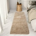 thumbnail image 1 of HCJKDU Runner Rug for Bedroom 20x63" Fluffy Shaggy Rug Soft Plush Fuzzy Area Rug Bedside Runners for Living Room with Non Slip Modern Indoor Decor Carpet, 1 of 4
