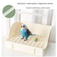thumbnail image 1 of HCJKDU USB Automatic Bird Bath with Pump, Large Bird Shower Fountain Indoor Bathtub with Running Water, Parrot Bathtub Faucet for Pet Birds, 1 of 9