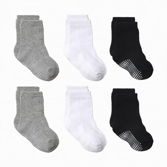 HCNTES 1T 2T 3T 4T 5T 6T 7T Socks for Toddler Boys Girl Crew Socks Spring Summer Socks Set Daily School Activities Socks(L01-F,0-1 Years)