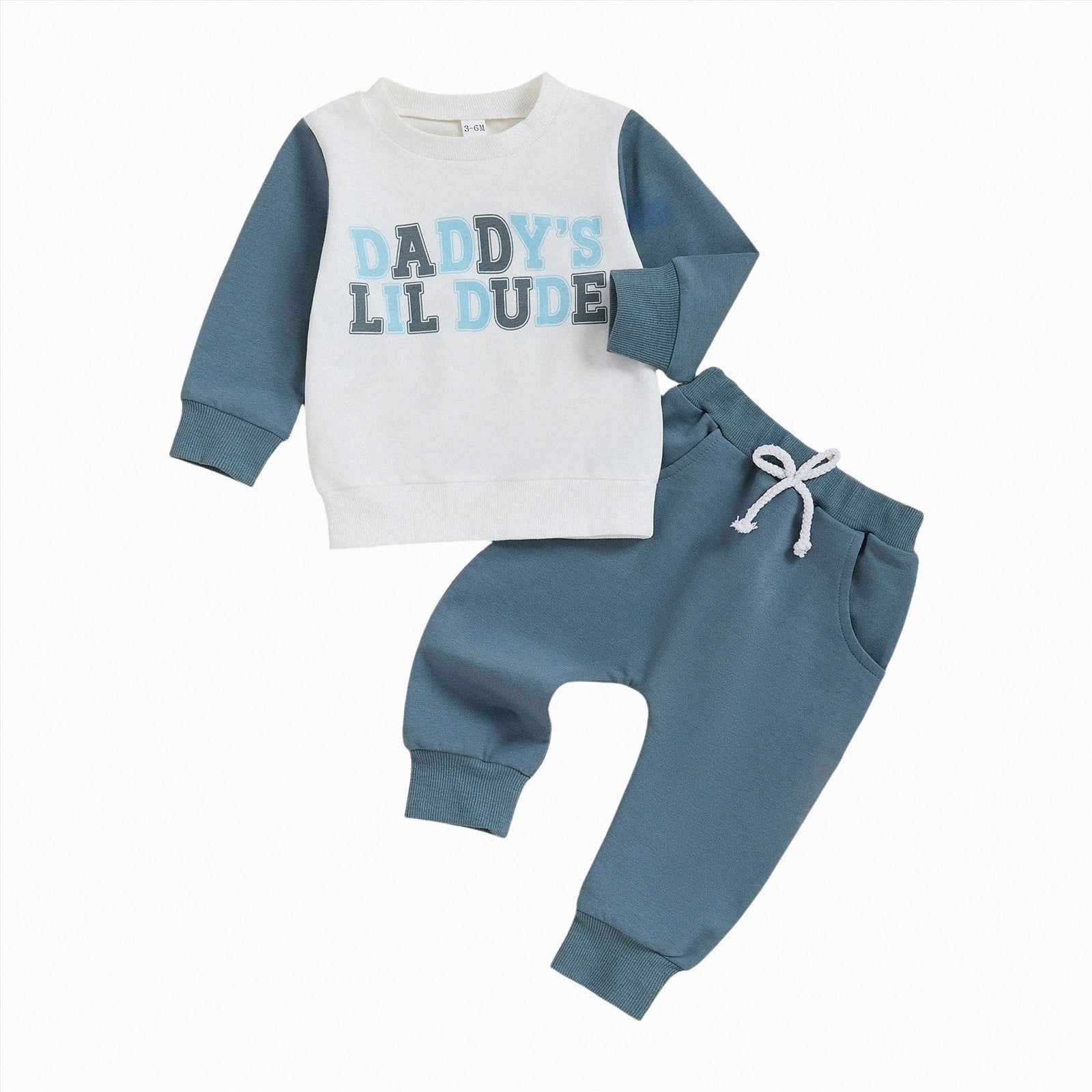 Baby Boy Football Outfits - Long Sleeve Pullover And Pant Sets For Fall Winter