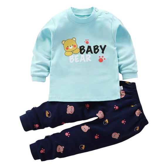 HCNTES Baby Boy Clothes,Toddler Hooded Outfits Sweater Sweatpants Fall Winter Infant Clothing,Sizes 5-6 Years
