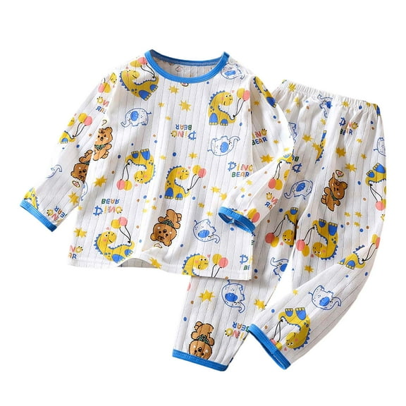 HCNTES Baby Boy Fall Winter Outfits Casual 2PCS Pants Set Long Sleeve Sweatshirt Tops and Drawstring Sweatpants Joggers,Sizes 2-3 Years