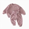 thumbnail image 1 of HCNTES Baby Boy Winter Clothes Baby Boys Outfit 2PCS Sweatshirt and Jogger Pants Set Cute Outfits Toddler Sports Set Casual Loose Two Piece Set Fall Winter Clothing Set, 1 of 4
