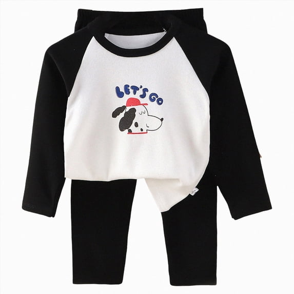 HCNTES Baby Boy Winter Clothes Baby Pajamas Boy Boys Pajamas for Kids 2 Piece Sleepwear Sets for Boys Pajama Bottoms and Sleep Shirts