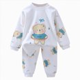 thumbnail image 1 of HCNTES Baby Boy Winter Clothes Baby Toddler Boy Clothes Fall Winter Outfit Long Sleeve Sweatshirts Pants Set 6 9 12 18 24 Months 3T 4T 5T Boy Clothes, 1 of 7