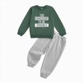 thumbnail image 1 of HCNTES Baby Boy Winter Clothes Boy Clothes Winter Toddler Baby Boy Outfit Sweatshirt Top Pants 2Pcs Set 6 9 12 18 24 Months 2T 3T Little Boys Fall Winter Warm Clothes, 1 of 6