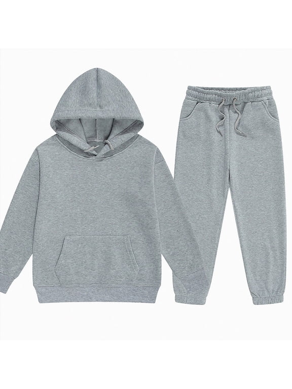 Baby Boy Winter Clothes Hoodie Sweatpants Set Kids Sweatsuit 2 Boys Pullover Hoodies Sweatshirt Suit Kids Tracksuit Set
