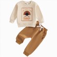 thumbnail image 1 of HCNTES Baby Boy Winter Clothes Kids Baby Boys Duck Hunter Clothes Mallard Duck Sweatshirt Pullover Solid Color Pant 2Pcs Toddler Hunting Baby Outfit, 1 of 7
