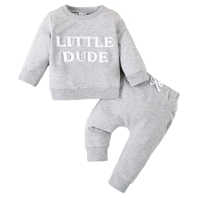 HCNTES Baby Boy Winter Clothes Long Sleeve Crewneck Color Block