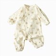 thumbnail image 1 of HCNTES Baby Boy Winter Clothes Long Sleeve Print One Piece Cotton Romper Jumpsuit Baby Coming Home Outfits Newborn Boy Outfits 0 3 6 9 12 18 Months, 1 of 4