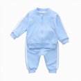thumbnail image 1 of HCNTES Baby Boy Winter Clothes Toddler Boy Fall Clothes 2T 3T 4T 5T Outfits Winter Long Sleeve Knitted Cotton Tops Pants Sets Contrast Color, 1 of 5