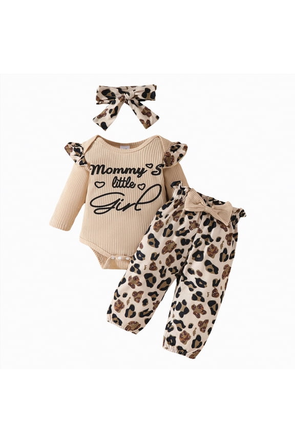 Baby Girl Clothes 6 12 18 24 Months Outifts Long Sleeve Romper Floral Pant Set Fall Winter Baby Girl Clothes,Sizes 0-3 Months