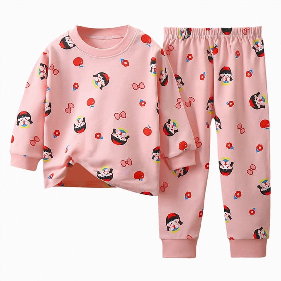 HCNTES Baby Girl Clothes Fall Winter Toddler Girl Clothes Kid Fall Outfit Ruffle Sleeve Shirt Top Floral Pants Clothing Set