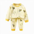 thumbnail image 1 of HCNTES Baby Girl Clothes Winter Girls Pjs Set Fleece Pajamas kids Winter Long Sleeve pajamas Loungewear, 1 of 3