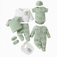 thumbnail image 1 of HCNTES Baby Girl Clothes Winter Newborn Baby Girl Eight Piece Romper Set Toddler Separates Full Clothes Outfit Baby Girl Winter Clothes, 1 of 8