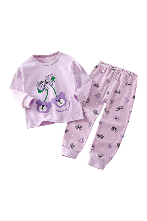 Baby Girl Outfits Toddler Fall Winter Clothes Cute Long Sleeve Sweatshirt Tops Pants Set 2Pcs Clothing Homewear,Sizes 2-3 Years