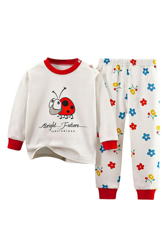 Baby Girl Outfits Toddler Fall Winter Clothes Cute Long Sleeve Sweatshirt Tops Pants Set 2Pcs Clothing Homewear,Sizes 4-5 Years