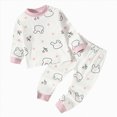 thumbnail image 1 of HCNTES Baby Girl Winter Clothes Toddler Child Girls Outfit Sets, Casual Warm Cute Print Fall Winter Sweatshirts and Pants for Girls, 1 of 4