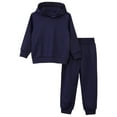 thumbnail image 1 of HCNTES Baby Toddler Boys Fall Winter Outfits Long Sleeve Sweatshirts Pants 2Pcs Clothes Set(A11-Navy,7-8 Years), 1 of 9
