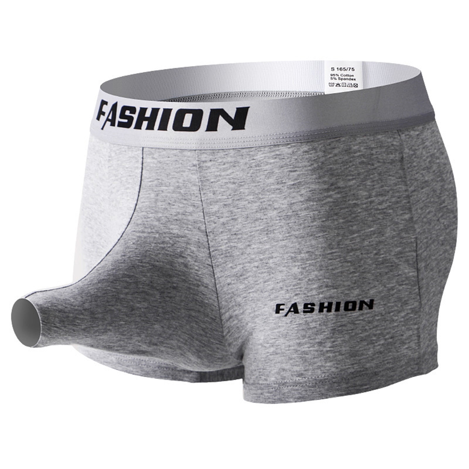 HCNTES Boxer Briefs Mens Underwear Men Pack Soft Cotton Open
