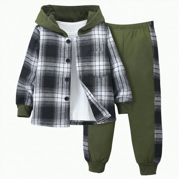 HCNTES Boy Girl Clothes Hoodie Long Sleeve Sweatshirts Pants Set Toddler Girls Fall Winter Outfits Sweatsuits(B-AG1,7-8 Years)