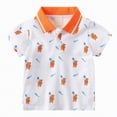 thumbnail image 1 of HCNTES Boy's Hawaiian Shirt Short Sleeve Button Down Kids Beach Vacation Shirts Tropical Summer Tops(White,5-6 Years), 1 of 9